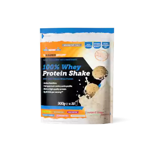 Ver más sobre Suplementos 100 % Whey Protein Shaker x 909 grs Cookies, Argentina