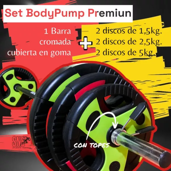 Ver más sobre Musculación Set Body Pump Importado Starke, Argentina