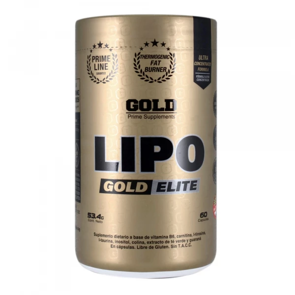 Ver más sobre Suplementos Quemador de Grasas Gold Lipo  Elite U.C. x 60 caps, Argentina