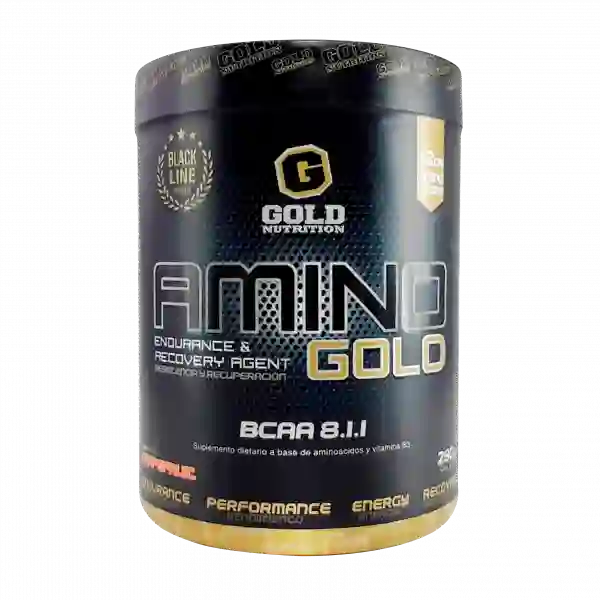 Ver más sobre Suplementos Aminoacido Bcaa Gold AMINO GOLD x 280 grs 20 serv, Argentina