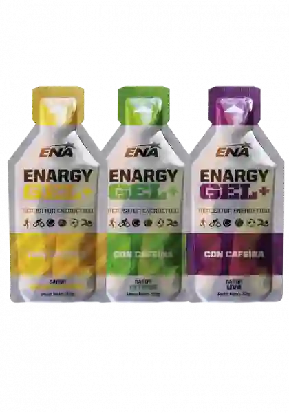 Ver más sobre Suplementos Gel ENA ENERGY GEL + CAFEINA x 32 grs 1 unidad, Argentina