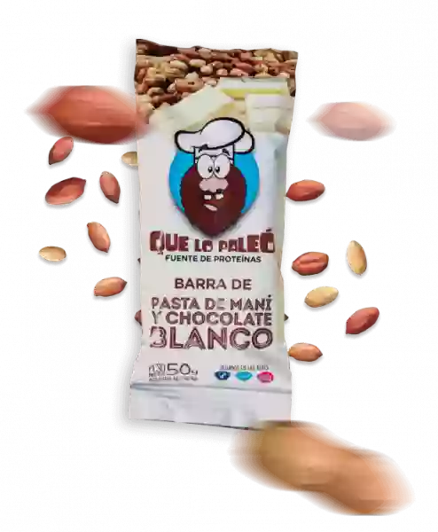 Ver más sobre Suplementos Barras de Proteina QLP de mani Chocolate blanco, Argentina