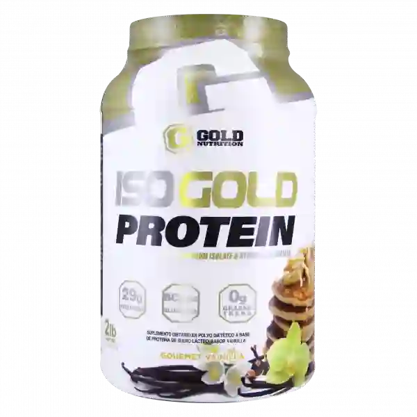 Proteina Gold ISO Gold Protein Hydrolized x 2 Libras Vainilla