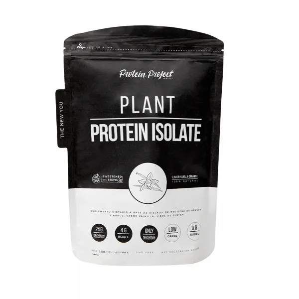 Proteina Protein Project PLANT PROTEIN ISOLATE x 2 libras Vainilla