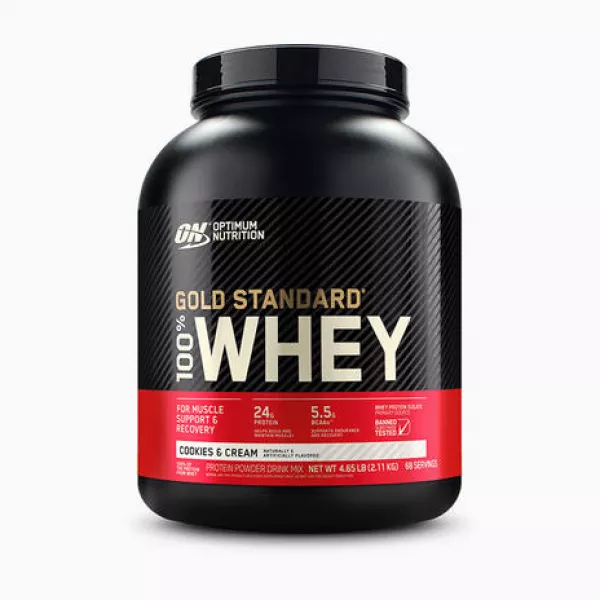 Proteína On GOLD STANDART 100% WHEY x 5 libras Cookies And Cream
