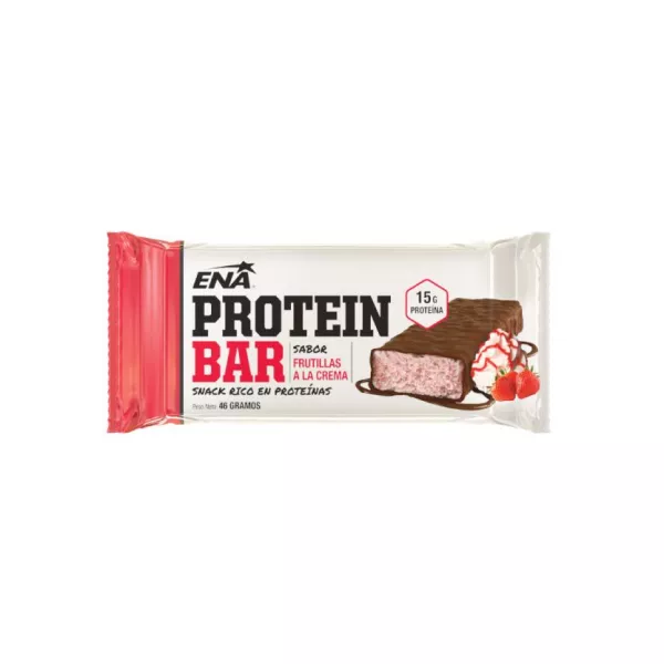 Barras de proteina ENA Protein Bar x unidad Frutilla A La Crema