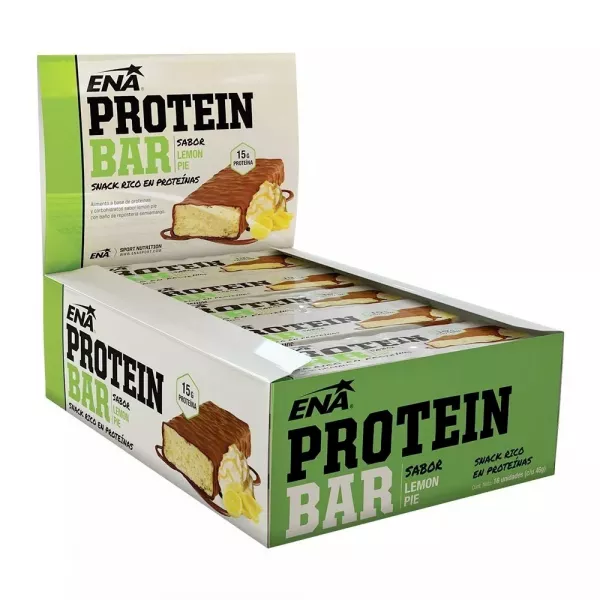 Barras de proteina ENA Protein Bar x 16 unidades Lemon Pie