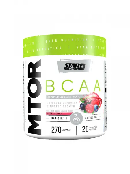 Bcaa Star MTOR BCAA x 270 grs 20 serv Strawberry Lime
