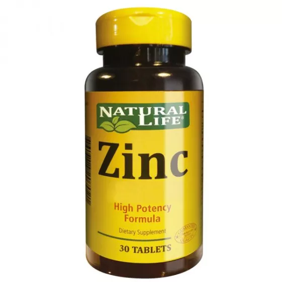 Vitaminas Natural Life Zinc x 30 comp | Suplementos | Vitaminas