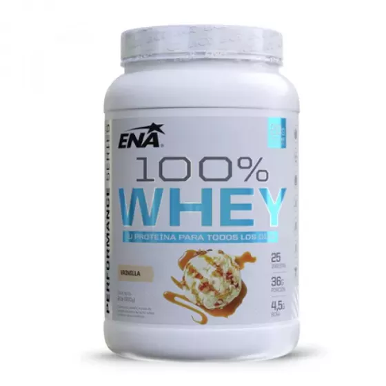 Proteina ENA - 100% Whey x 2 Libras - Vainilla | Suplementos | Whey Protein