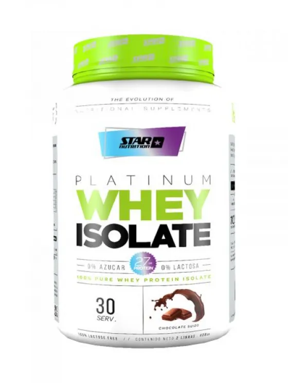 Proteina Star PLATINUM WHEY ISOLATE x 908 grs | Suplementos | ISO Protein