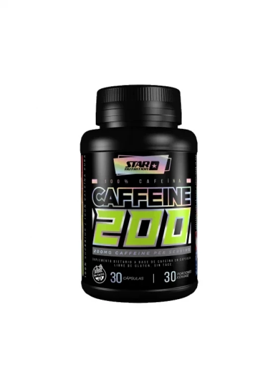 Cafeina Cafeeine 200 x 30 caps Star | Suplementos | Cafeina