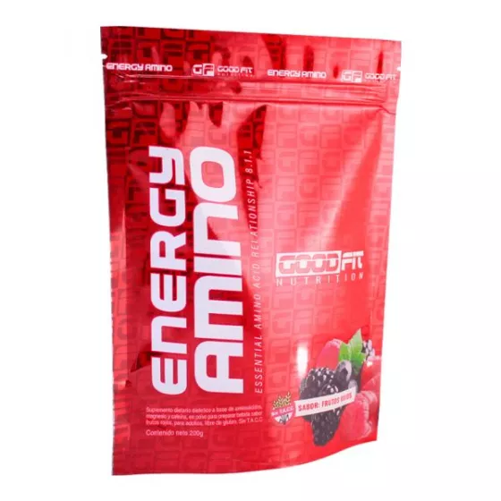 Aminoacido Bcaa Good fit Energy Amino x 200 grs Good Fit Frutos Rojos | Suplementos | Aminoacidos de rendimiento 
