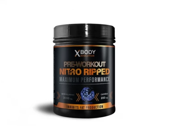 Pre Entreno X Body Nitro Ripped x 300 grs | Suplementos | Pre-entreno 