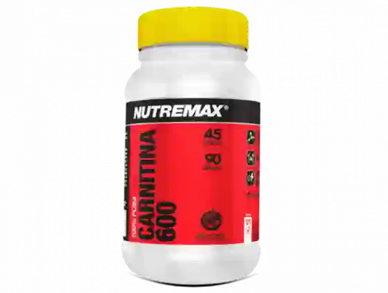 Quemador de grasas Nutremax CARNITINA 600 x 90 caps 45 serv | Suplementos | Quemador de grasas 