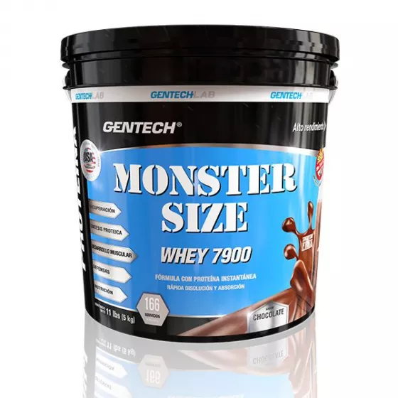 Proteína Gentech Monster Size Whey Protein AFA 7900 5 Kgr | Suplementos | Whey Protein